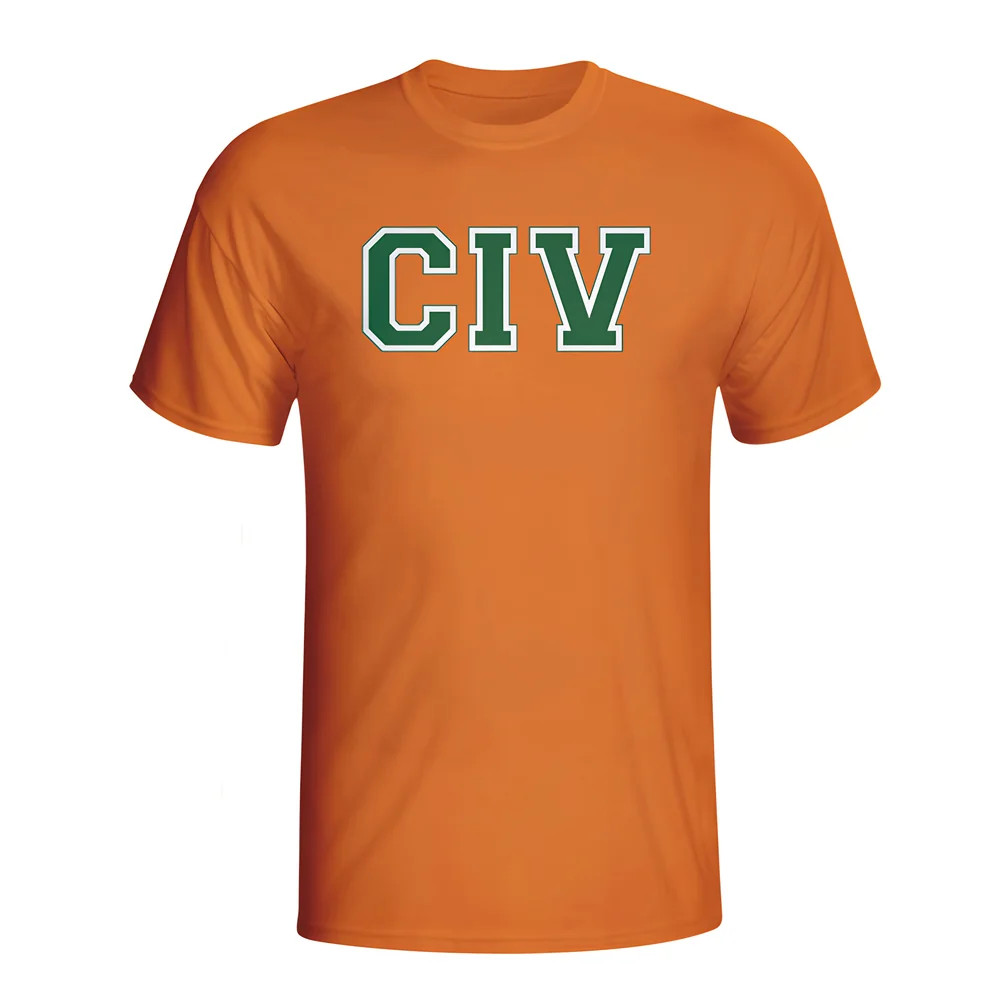 Click to view product details and reviews for Ivory Coast Country Iso T Shirt Orange. Click to view product details and reviews for Ivory Coast Country Iso T Shirt Orange.