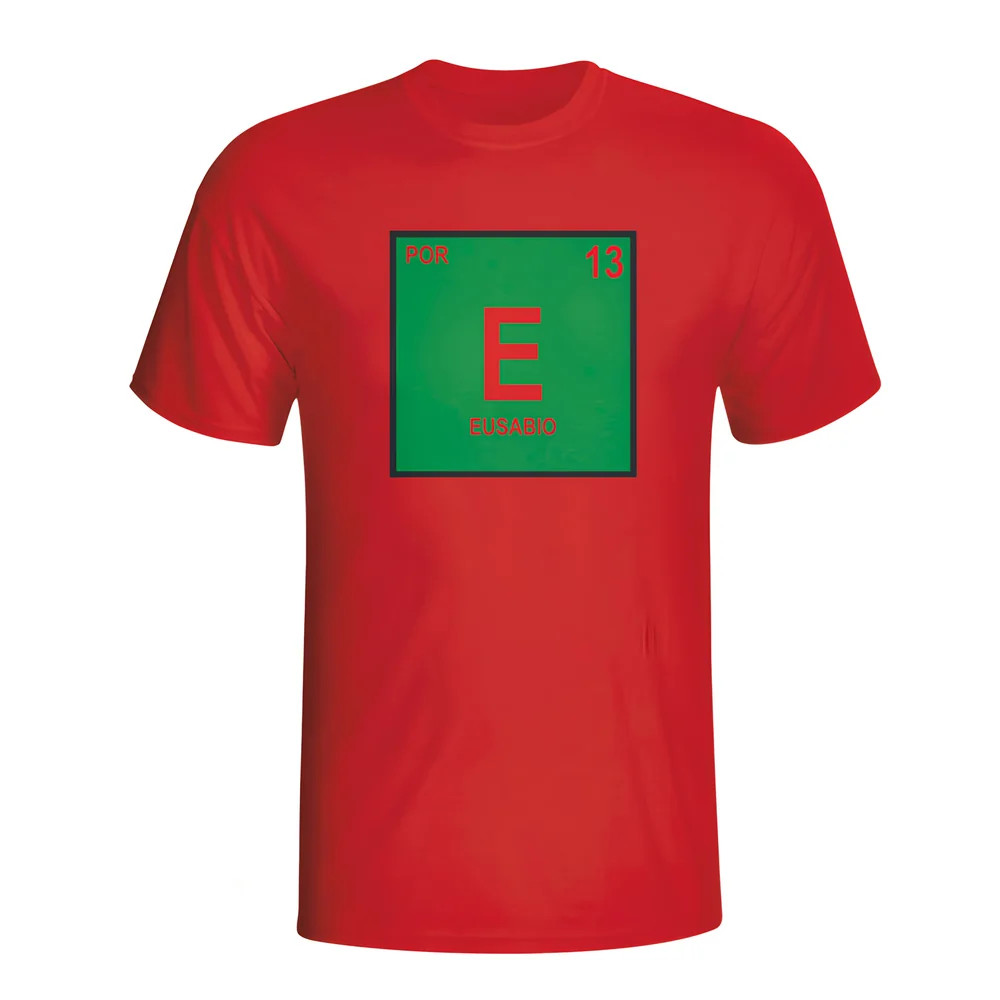 Click to view product details and reviews for Eusebio Portugal Periodic Table T Shirt Red. Click to view product details and reviews for Eusebio Portugal Periodic Table T Shirt Red.