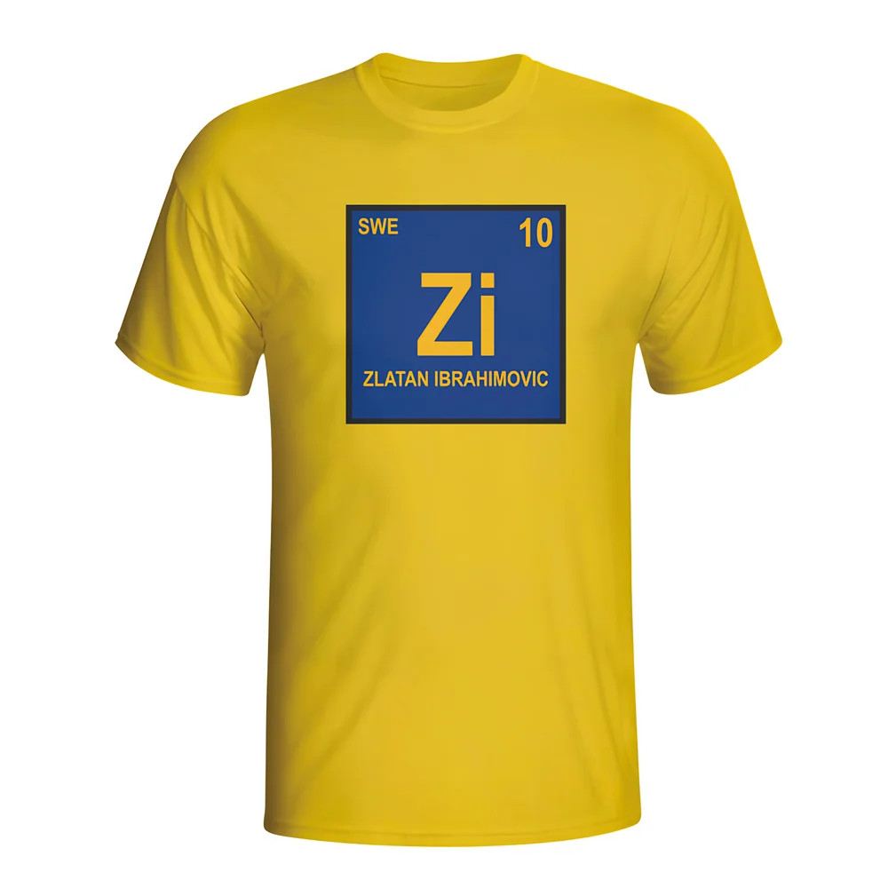 Click to view product details and reviews for Zlatan Ibrahimovic Sweden Periodic Table T Shirt Yellow Kids. Click to view product details and reviews for Zlatan Ibrahimovic Sweden Periodic Table T Shirt Yellow Kids.