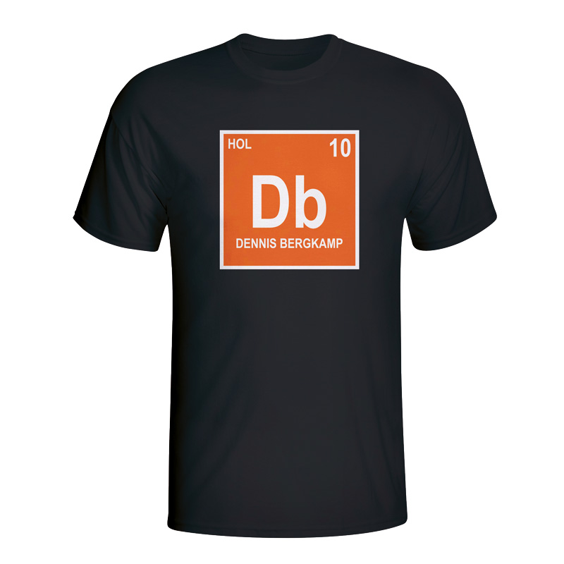 Click to view product details and reviews for Dennis Bergkamp Holland Periodic Table T Shirt Black.