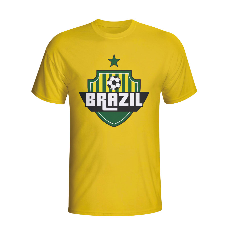 Click to view product details and reviews for Brazil Country Logo T Shirt Yellow Kids.