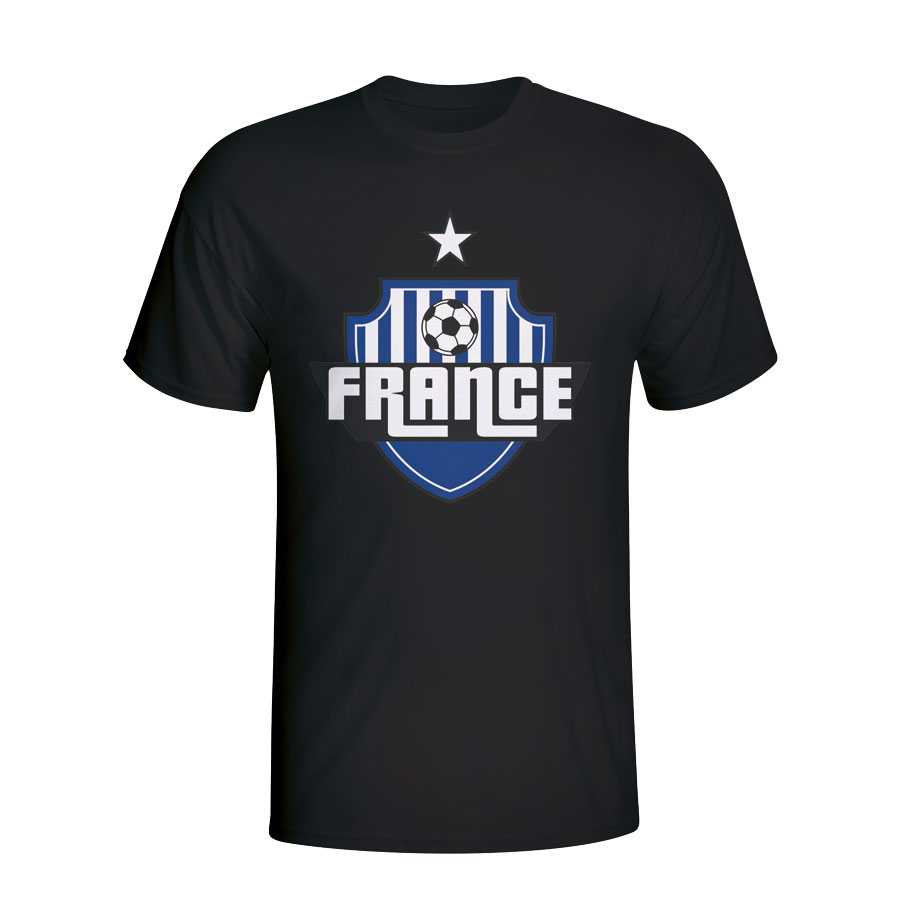 Click to view product details and reviews for France Country Logo T Shirt Black Kids.