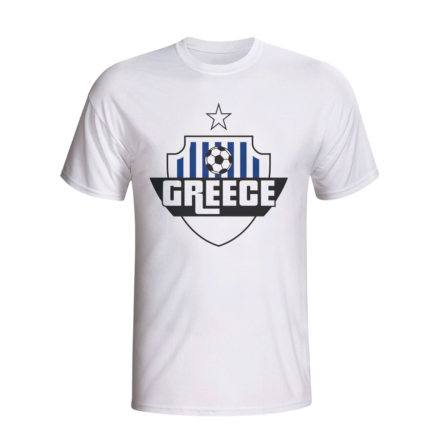 Click to view product details and reviews for Greece Country Logo T Shirt White Kids.