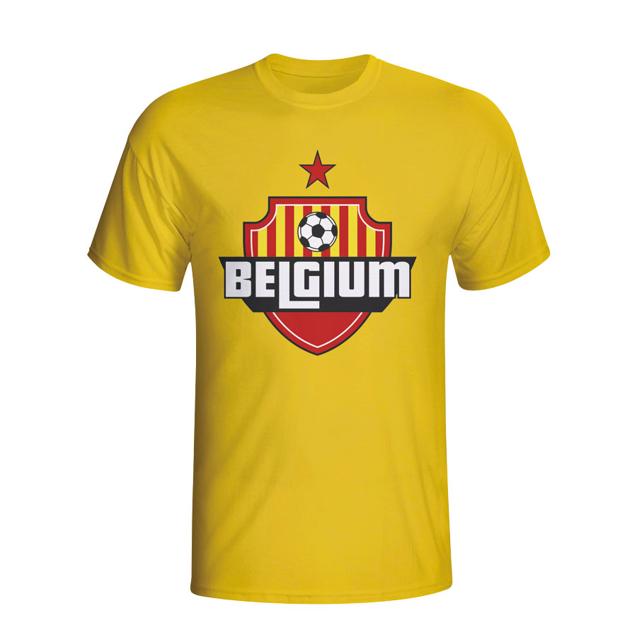 Click to view product details and reviews for Belgium Country Logo T Shirt Yellow Kids.
