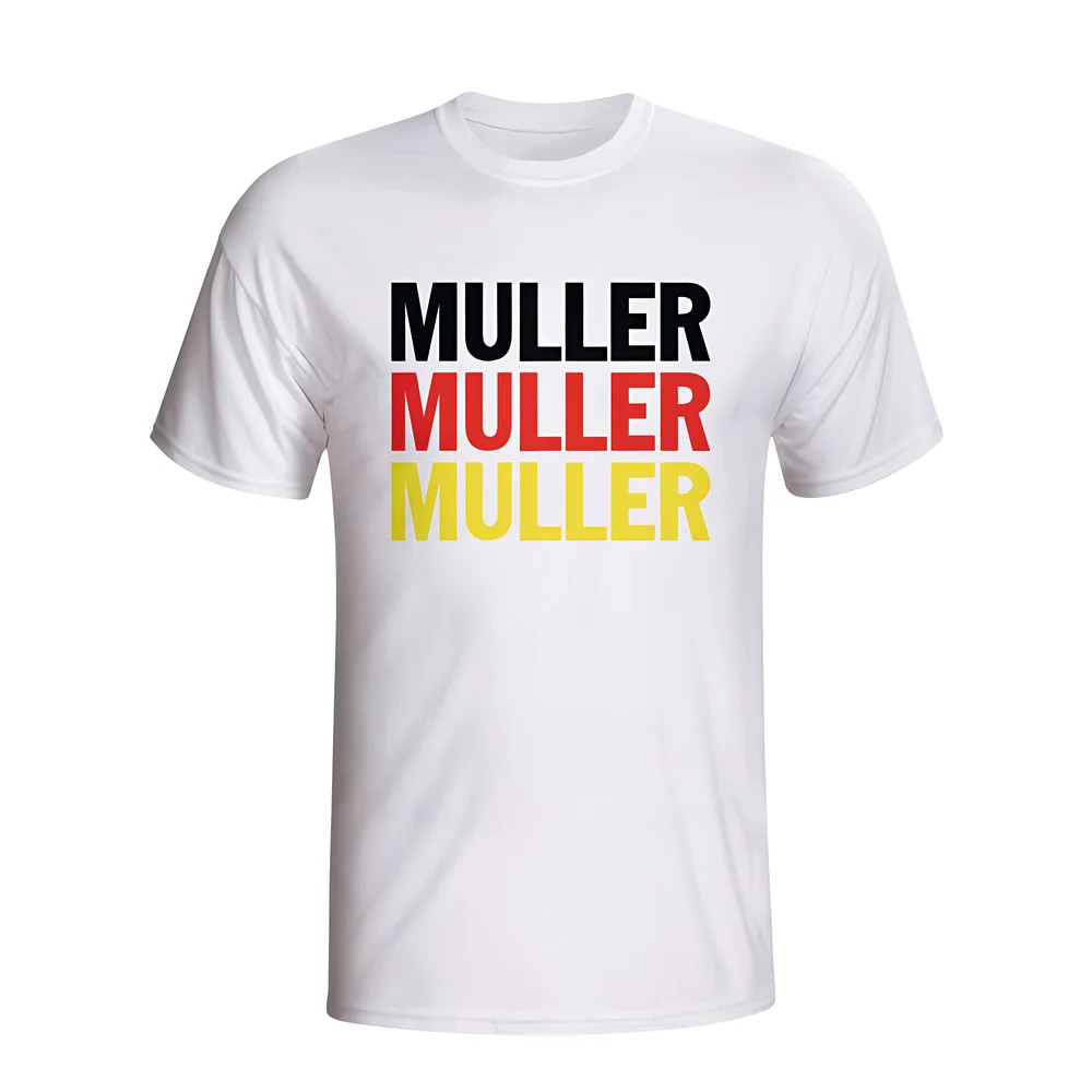 Click to view product details and reviews for Thomas Muller Germany Player Flag T Shirt White.