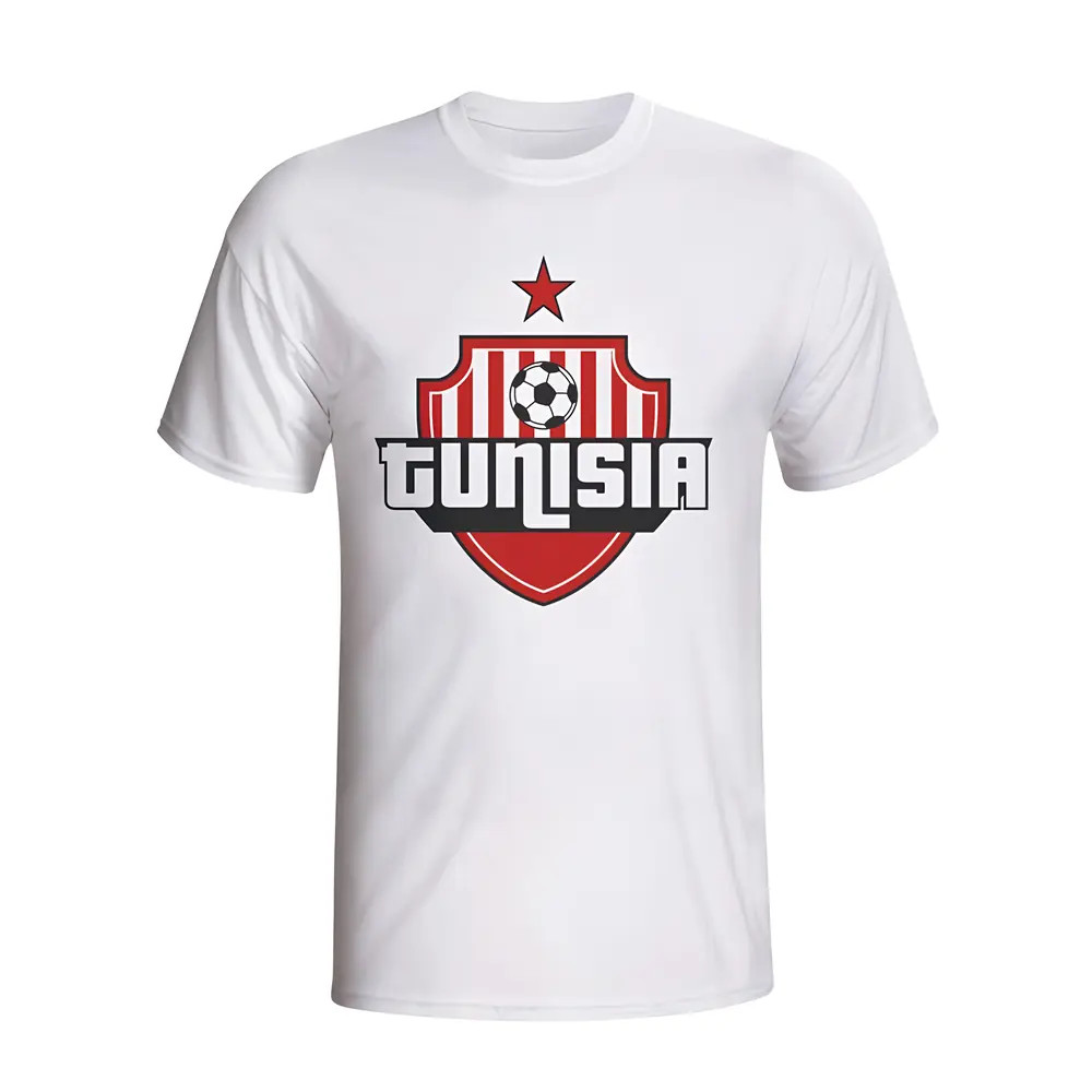 Click to view product details and reviews for Tunisia Country Logo T Shirt White.