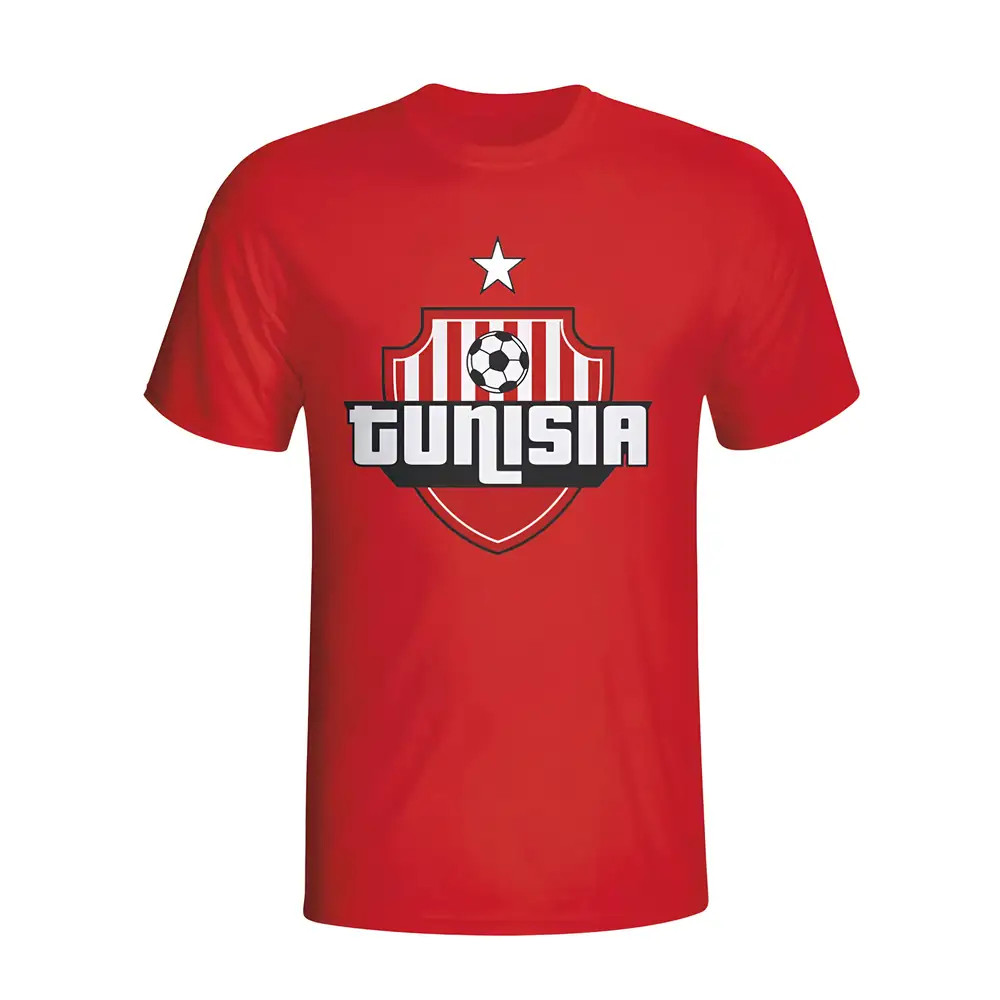 Click to view product details and reviews for Tunisia Country Logo T Shirt Red.