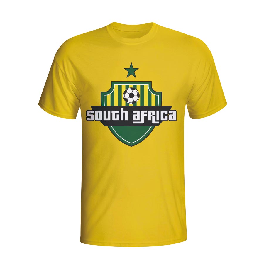 Click to view product details and reviews for South Africa Country Logo T Shirt Yellow.