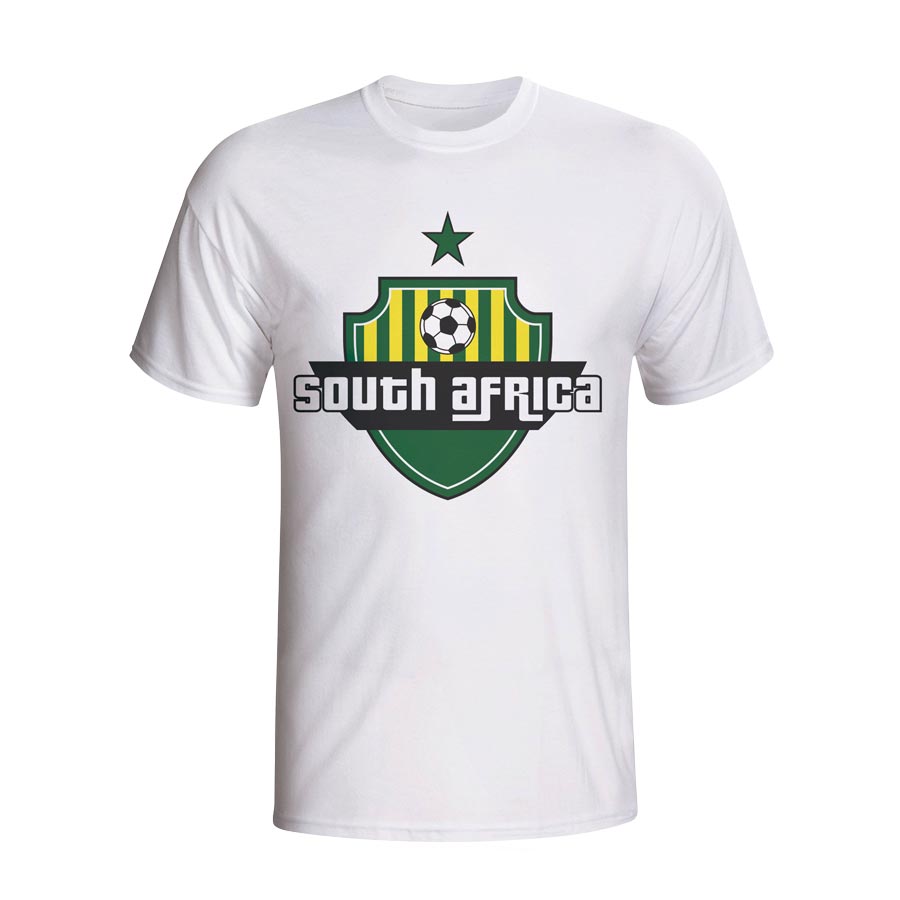 Click to view product details and reviews for South Africa Country Logo T Shirt White Kids.
