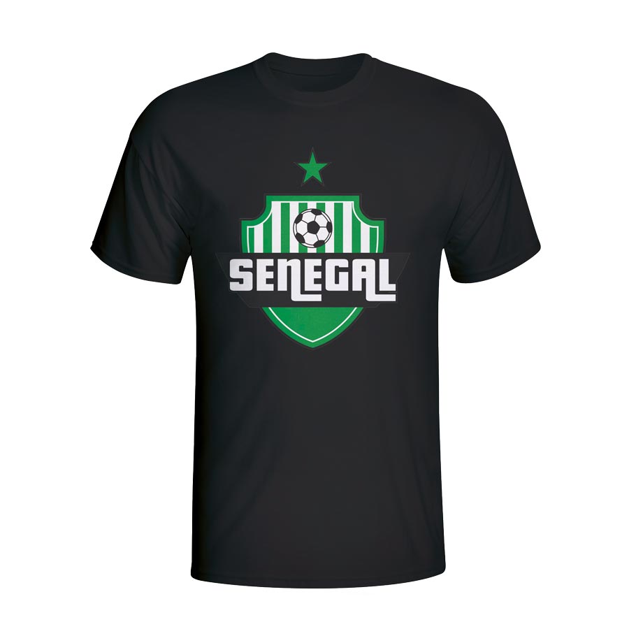 Click to view product details and reviews for Senegal Country Logo T Shirt Black.