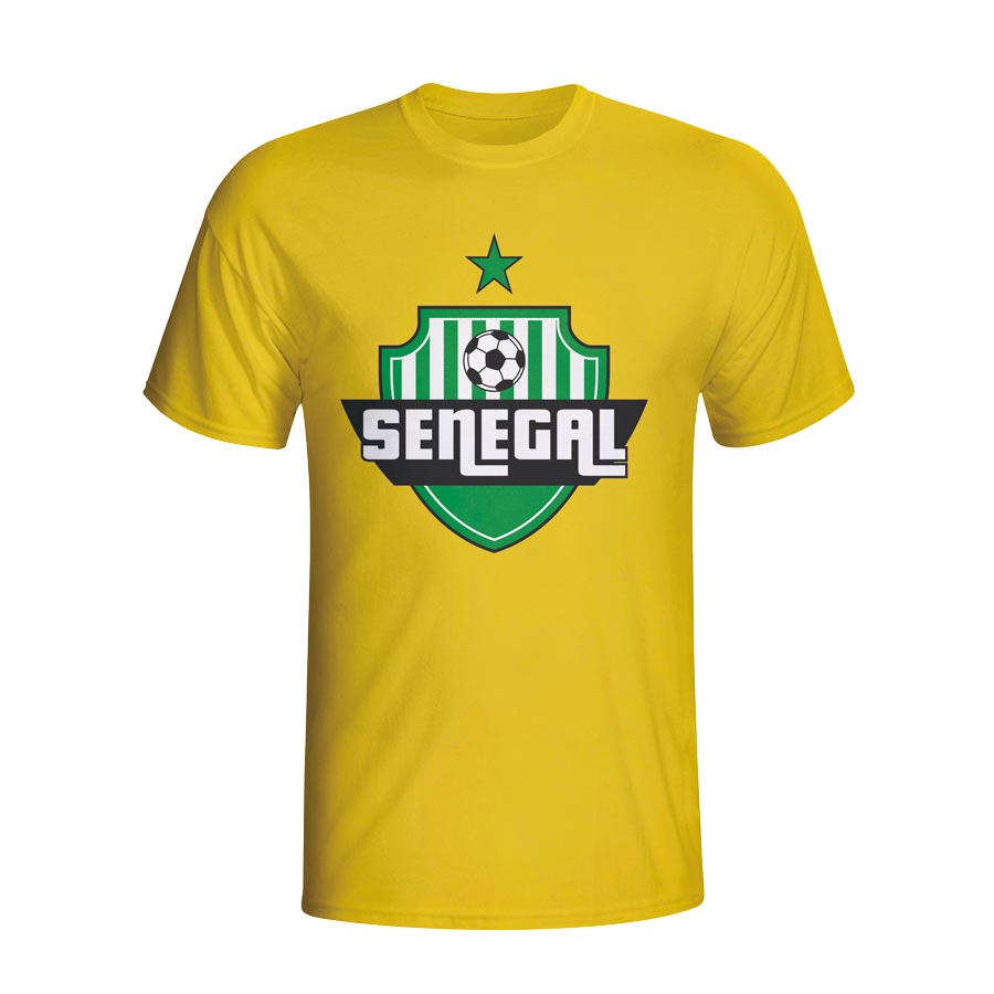 Click to view product details and reviews for Senegal Country Logo T Shirt Yellow.