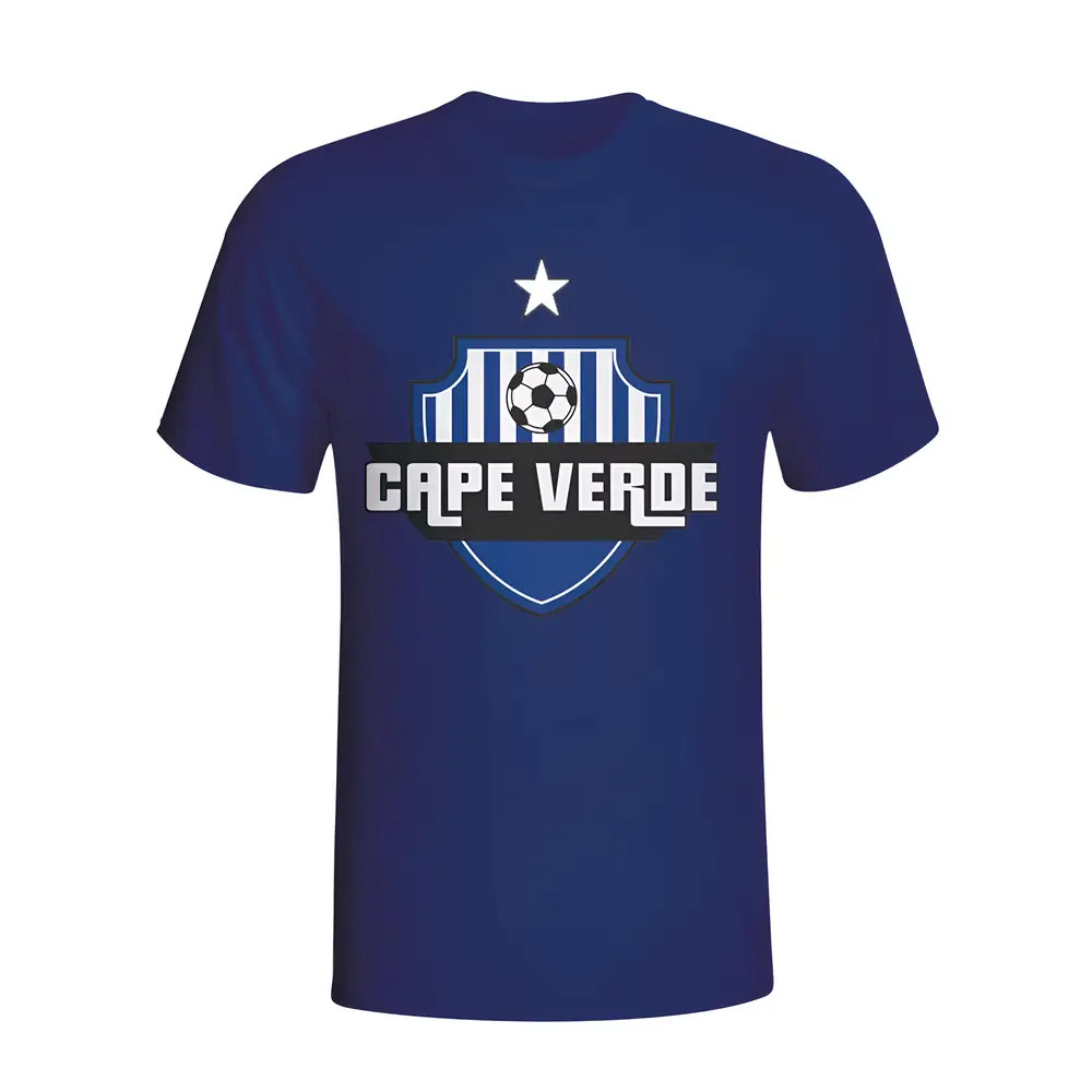 Click to view product details and reviews for Cape Verde Country Logo T Shirt Navy Kids.