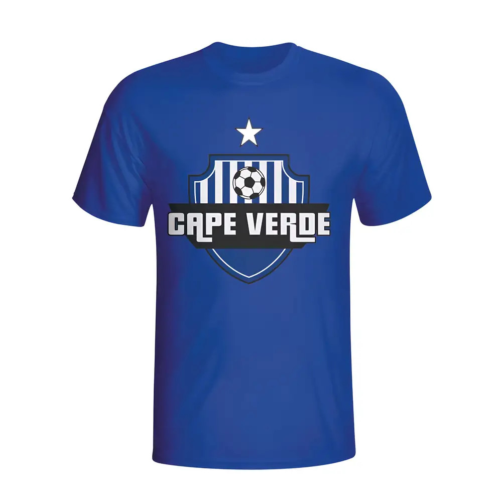 Click to view product details and reviews for Cape Verde Country Logo T Shirt Blue Kids.