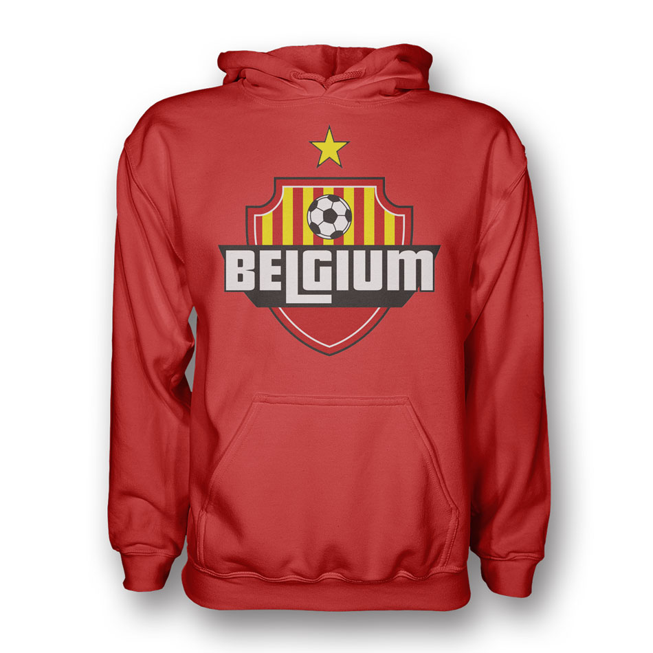 Click to view product details and reviews for Belgium Country Logo Hoody Red.