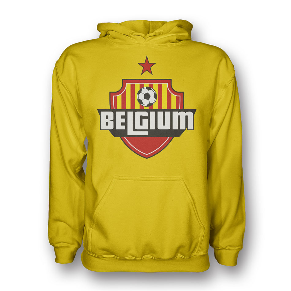 Click to view product details and reviews for Belgium Country Logo Hoody Yellow Kids.