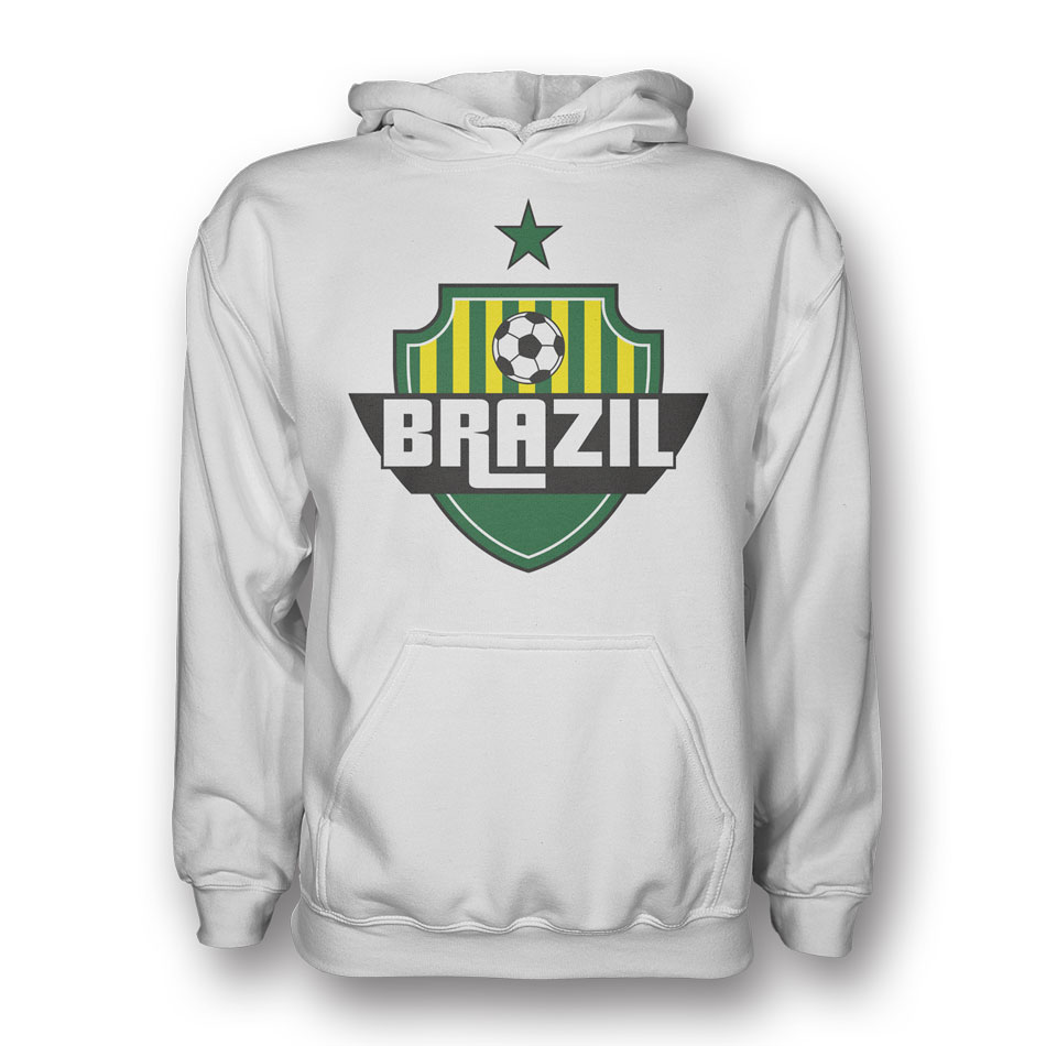 Click to view product details and reviews for Brazil Country Logo Hoody Yellow Kids.