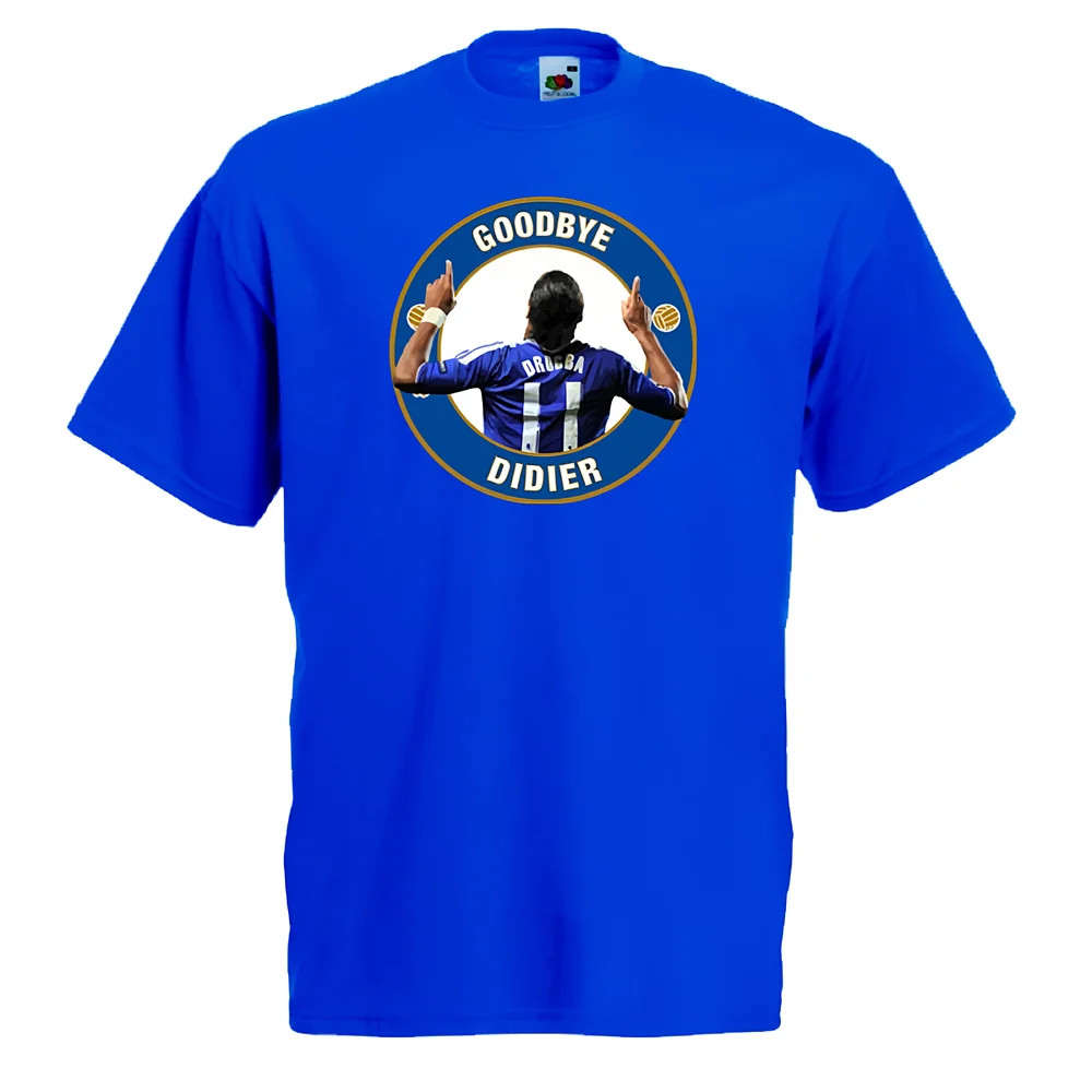 Click to view product details and reviews for Chelsea Goodbye Drogba T Shirt Blue.