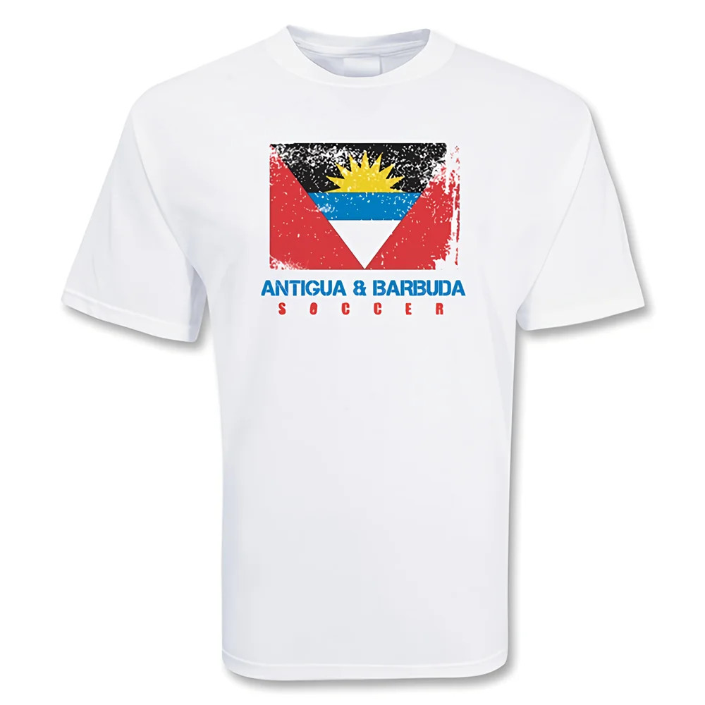 Antigua Soccer T-Shirt Polyester Made By: Gildan Men's White Extra Large