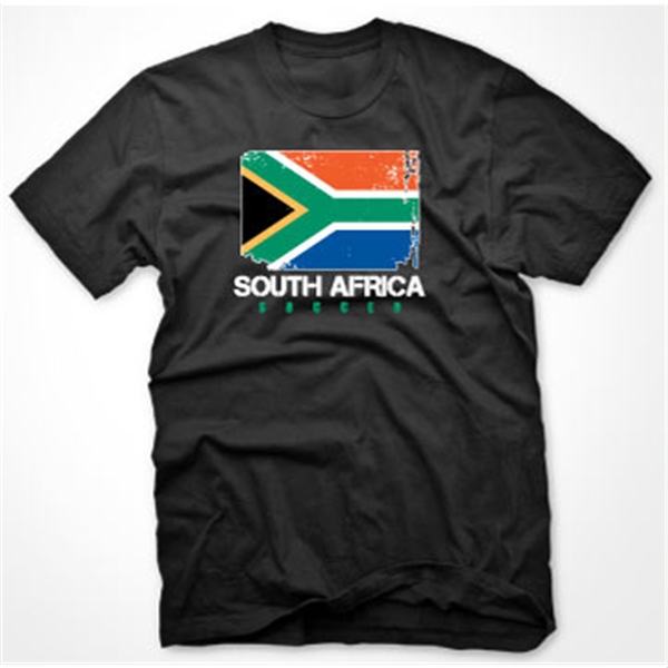 Click to view product details and reviews for South Africa Soccer T Shirt Black.