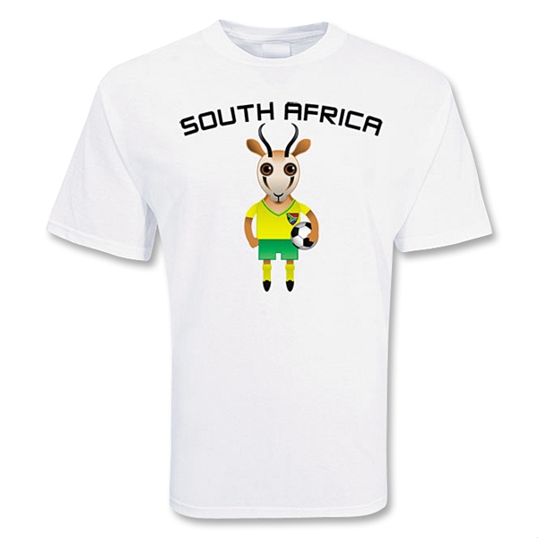 Click to view product details and reviews for South Africa Mascot Soccer T Shirt.