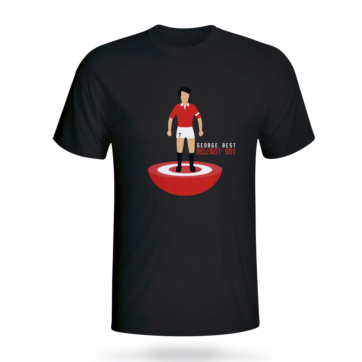 Click to view product details and reviews for George Best Man Utd Subbuteo Tee Black. Click to view product details and reviews for George Best Man Utd Subbuteo Tee Black.
