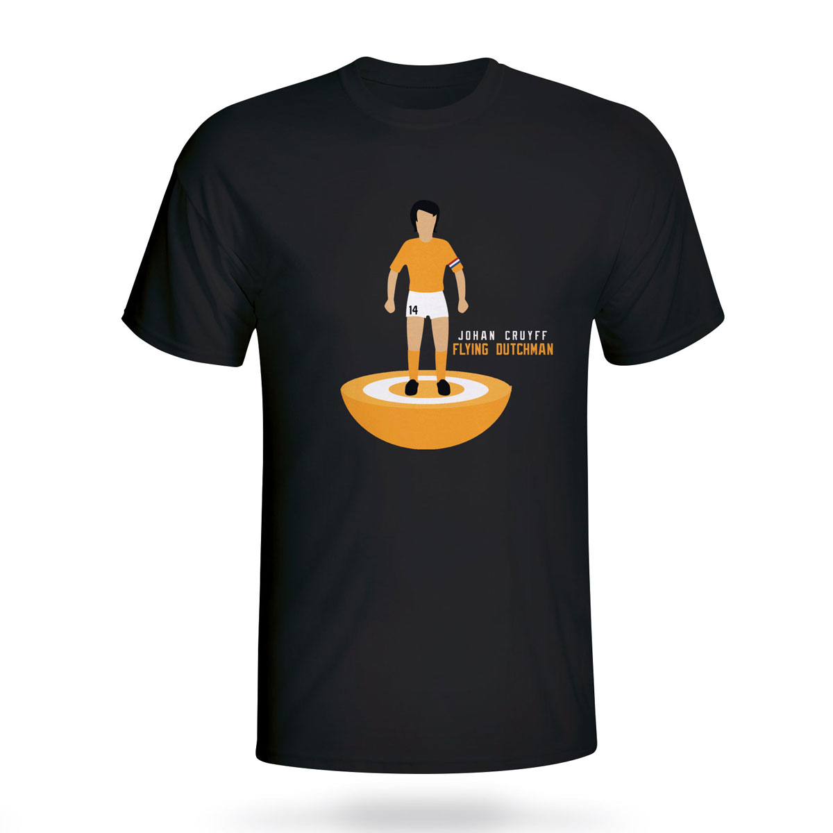 Johan Cruyff Holland Subbuteo Tee (Black)