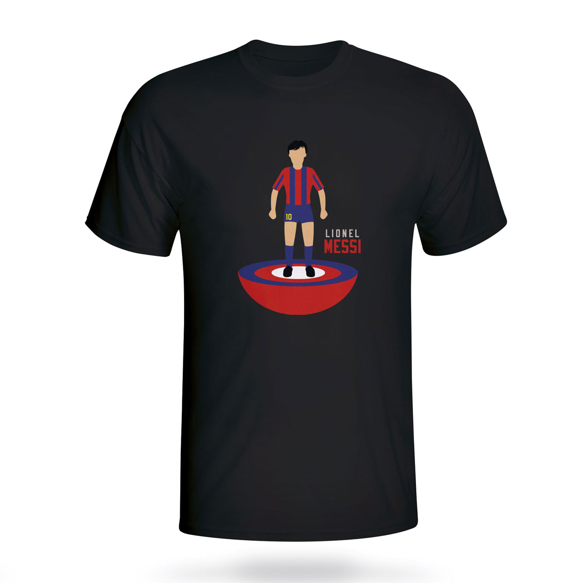 Click to view product details and reviews for Lionel Messi Barcelona Subbuteo Tee Black Kids.