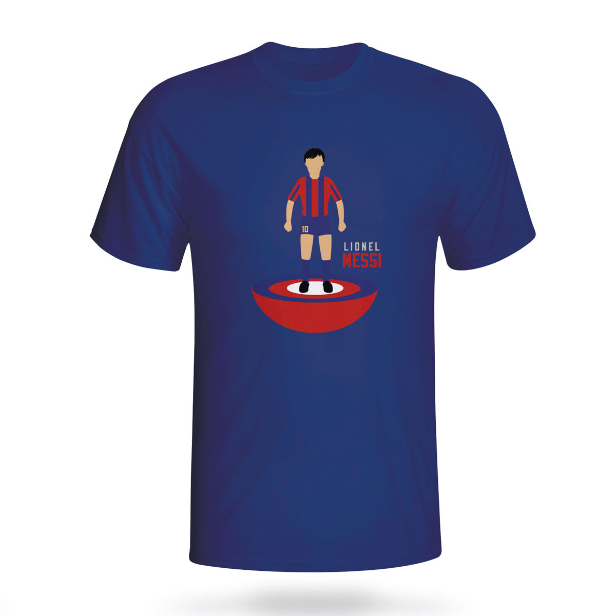 Click to view product details and reviews for Lionel Messi Barcelona Subbuteo Tee Navy Kids.