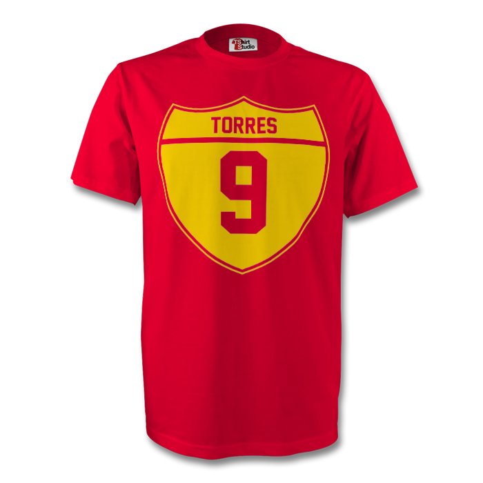 Click to view product details and reviews for Fernando Torres Spain Crest Tee Red.