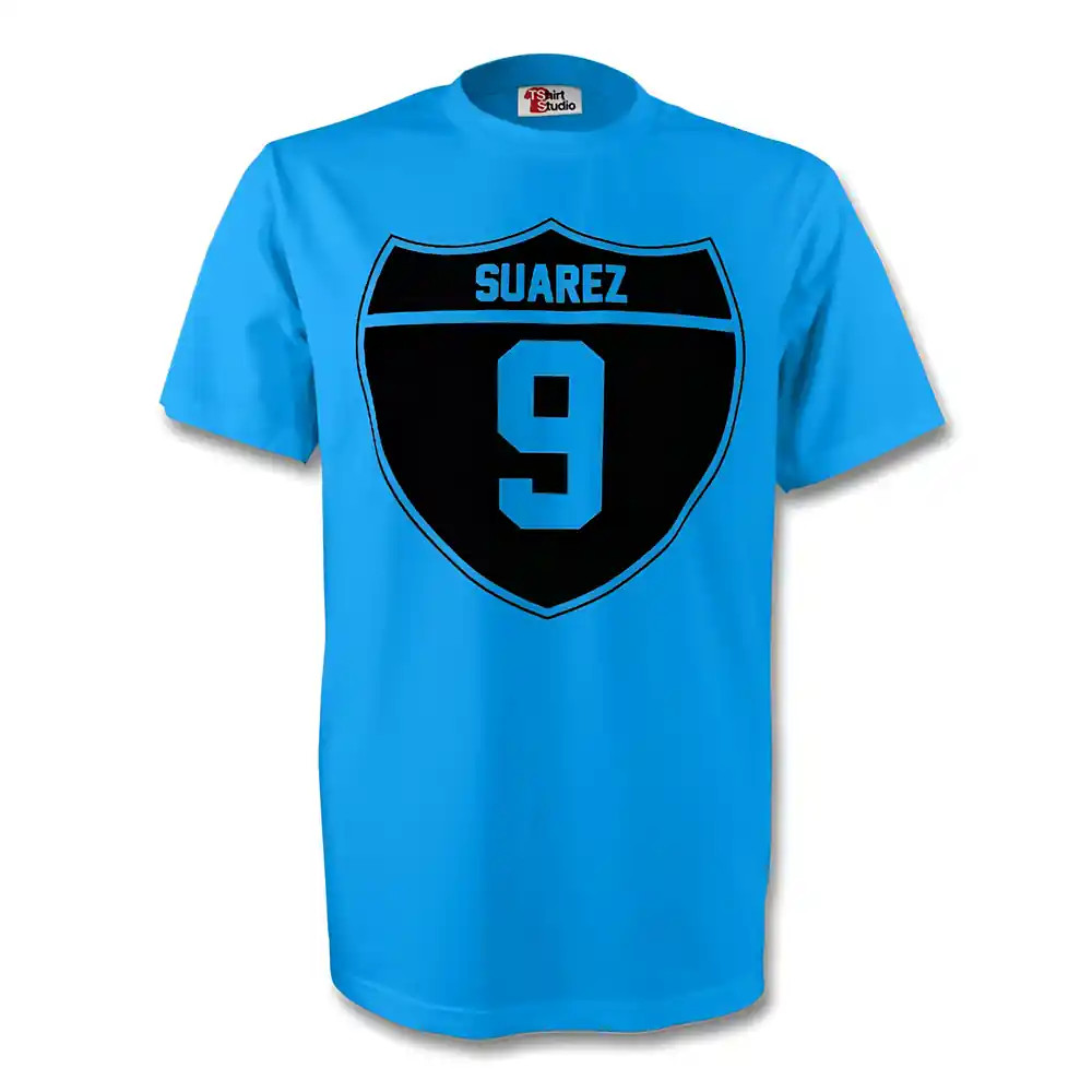 Click to view product details and reviews for Luis Suarez Uruguay Crest Tee Sky Blue. Click to view product details and reviews for Luis Suarez Uruguay Crest Tee Sky Blue.