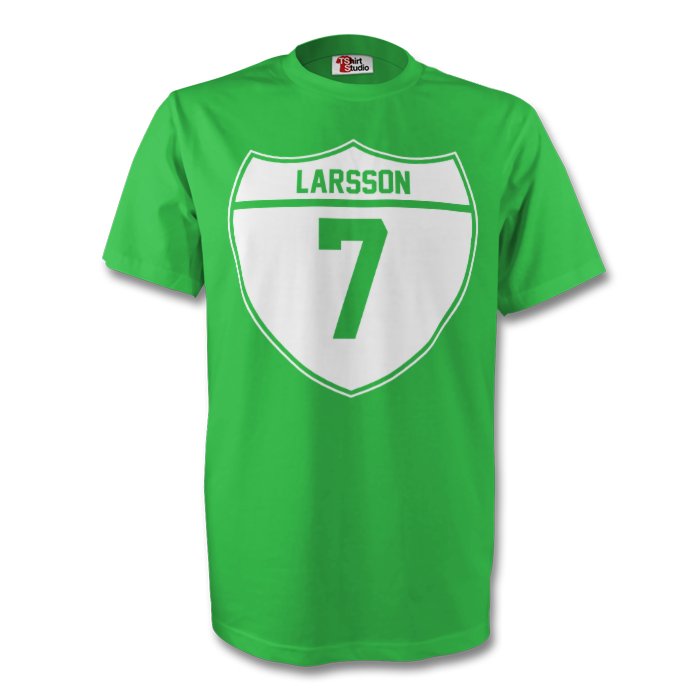Click to view product details and reviews for Henrik Larsson Celtic Crest Tee Green.