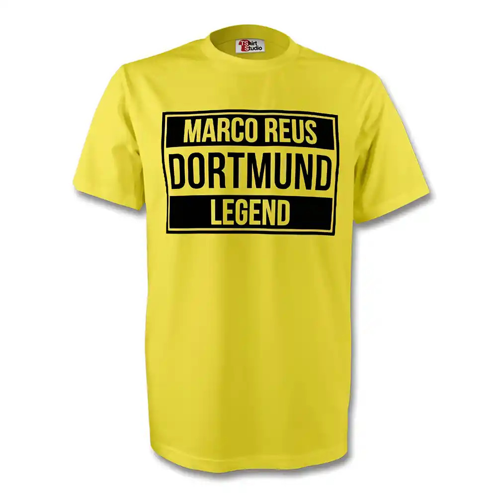 Marco Reus Borussia Dortmund Legend Tee (Yellow) Polyester Made By: Gildan Men's Yellow Medium