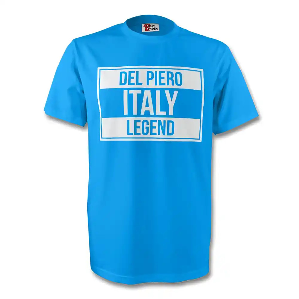 Click to view product details and reviews for Alessandro Del Piero Italy Legend Tee Sky Blue.