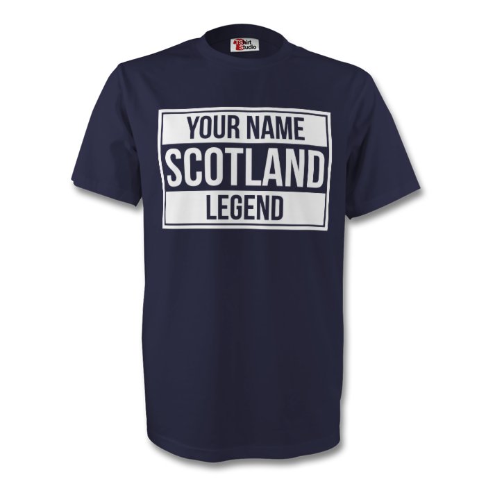 Click to view product details and reviews for Your Name Scotland Legend Tee Navy.