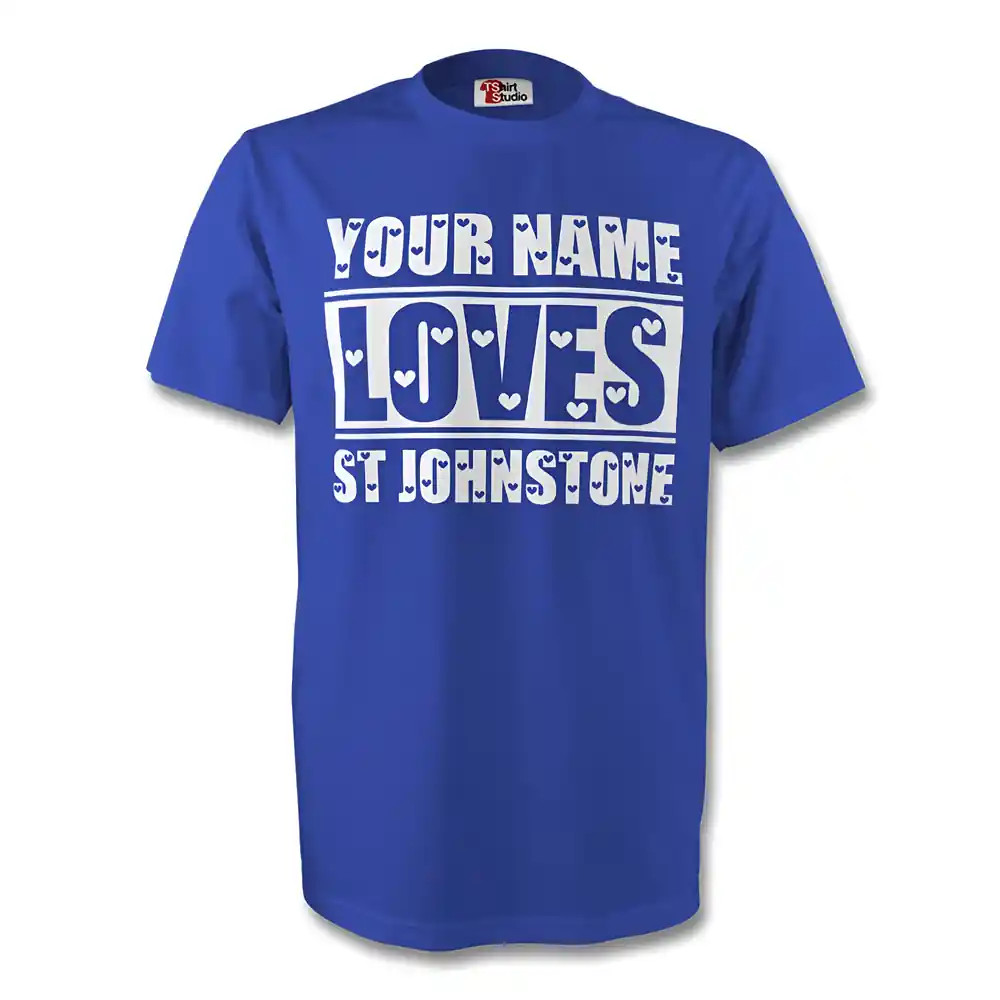 Click to view product details and reviews for Your Name Loves St Johnstone T Shirt Blue. Click to view product details and reviews for Your Name Loves St Johnstone T Shirt Blue.