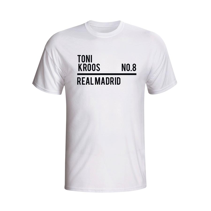 Click to view product details and reviews for Toni Kroos Real Madrid Squad T Shirt White.