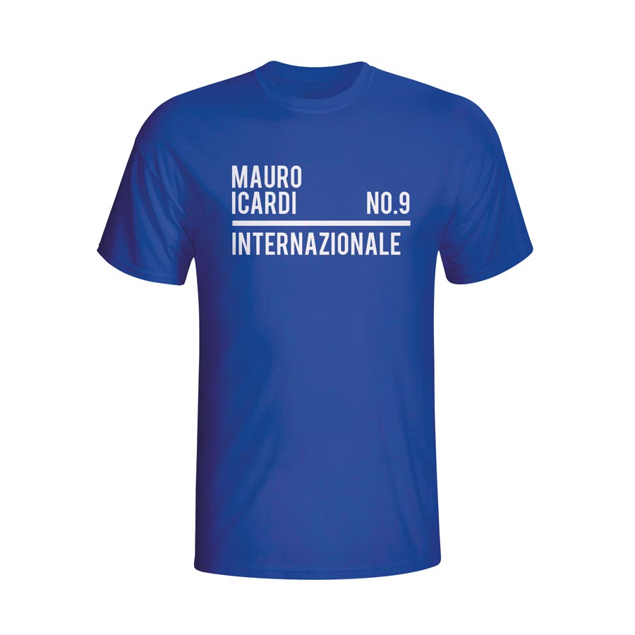 Click to view product details and reviews for Mauro Icardi Inter Milan Squad T Shirt Blue.