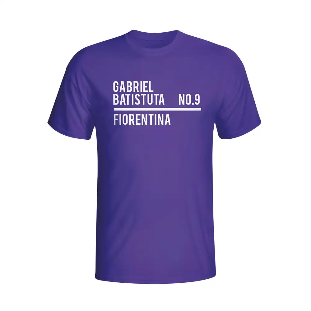 Click to view product details and reviews for Gabriel Batistuta Fiorentina Squad T Shirt Purple. Click to view product details and reviews for Gabriel Batistuta Fiorentina Squad T Shirt Purple.