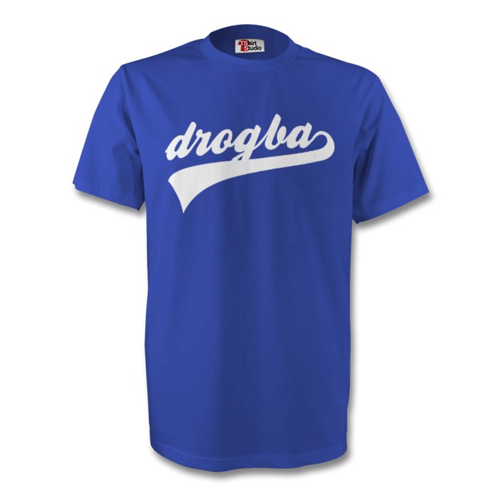Click to view product details and reviews for Didier Drogba Chelsea Signature Tee Blue.
