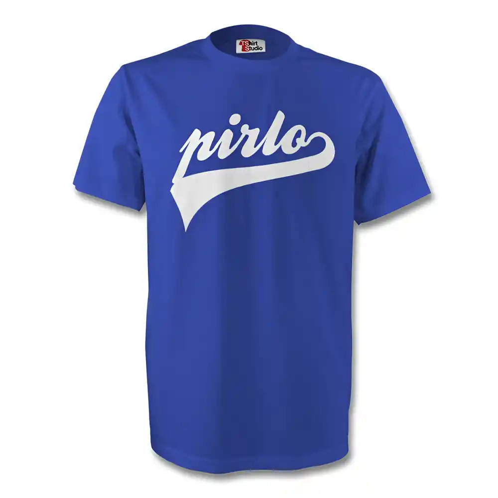 Click to view product details and reviews for Andrea Pirlo Italy Signature Tee Blue.
