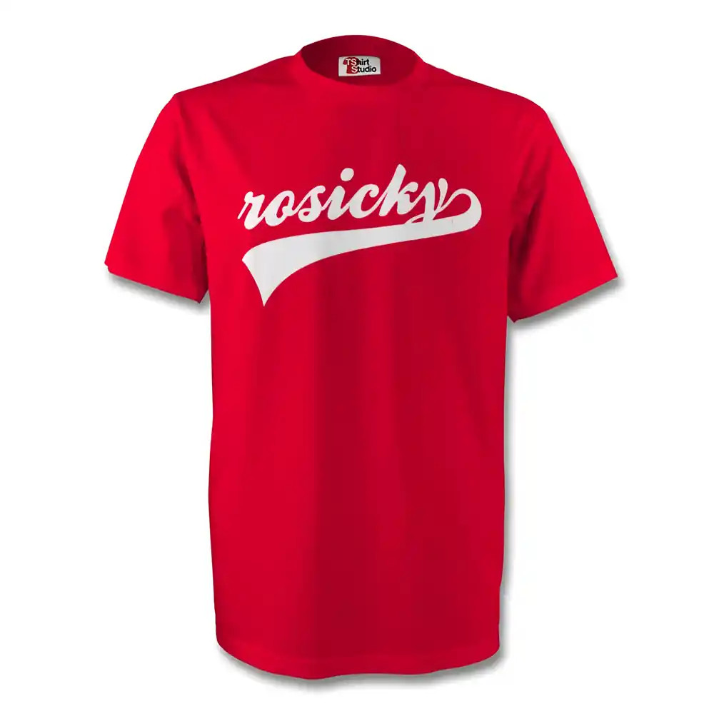 Thomas Rosicky Czech Republic Signature Tee (Red) Polyester Made By: Gildan Men's Red Extra Large
