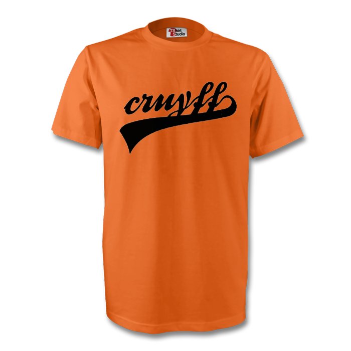 Johan Cruyff Holland Signature Tee Orange