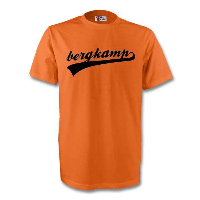 Click to view product details and reviews for Dennis Bergkamp Holland Signature Tee Orange.