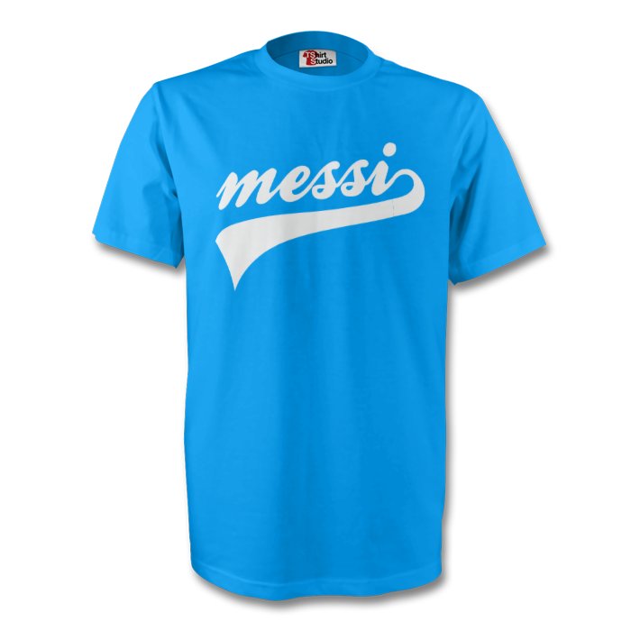 Click to view product details and reviews for Lionel Messi Argentina Signature Tee Sky Blue Kids.