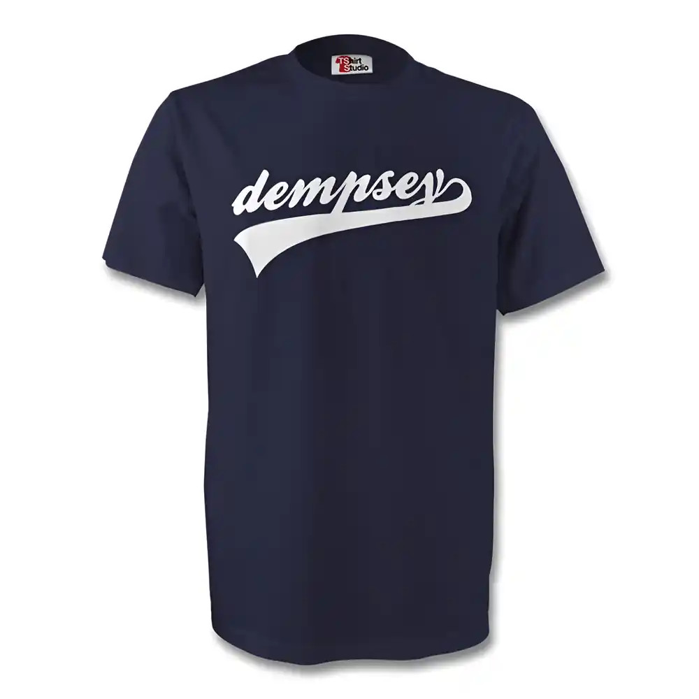 Clint Dempsey Usa Signature Tee (Navy) - Kids Men's Polyester Made By: Gildan Boys Navy Medium