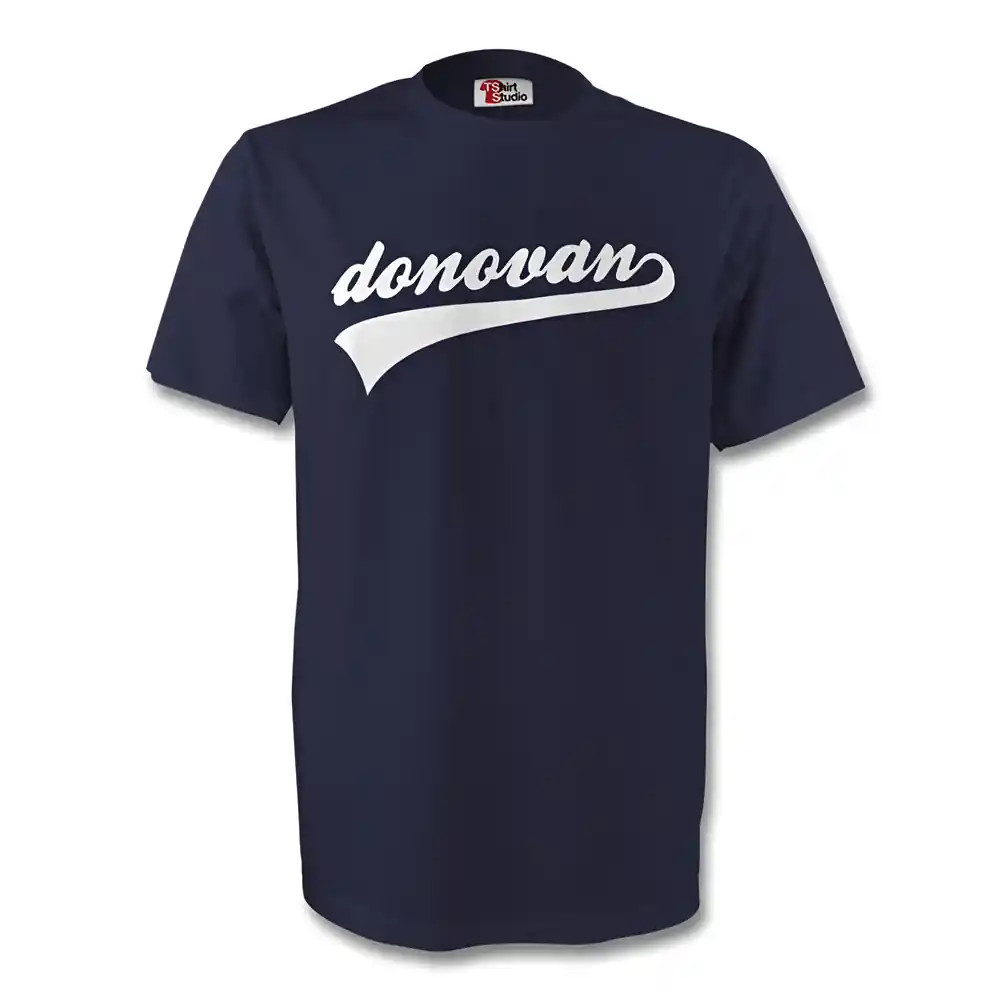 Landon Donovan Usa Signature Tee (Navy) - Kids Men's Polyester Made By: Gildan Boys Navy Large