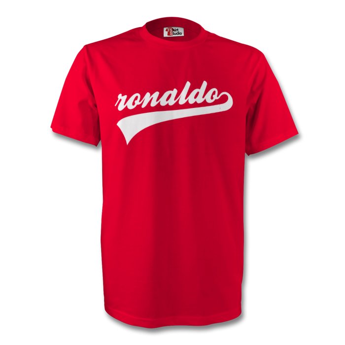 Cristiano Ronaldo Man Utd Signature Tee (Red) - Kids