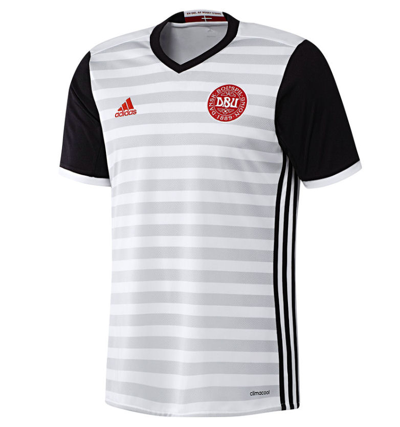 2016 2017 Denmark Away Adidas Football Shirt Kids A99913 Uksoccershop