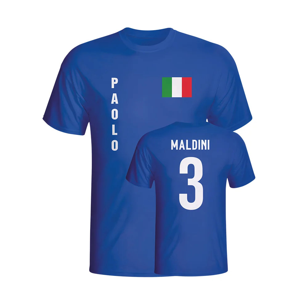 Click to view product details and reviews for Paolo Maldini Italy Flag T Shirt Blue. Click to view product details and reviews for Paolo Maldini Italy Flag T Shirt Blue.