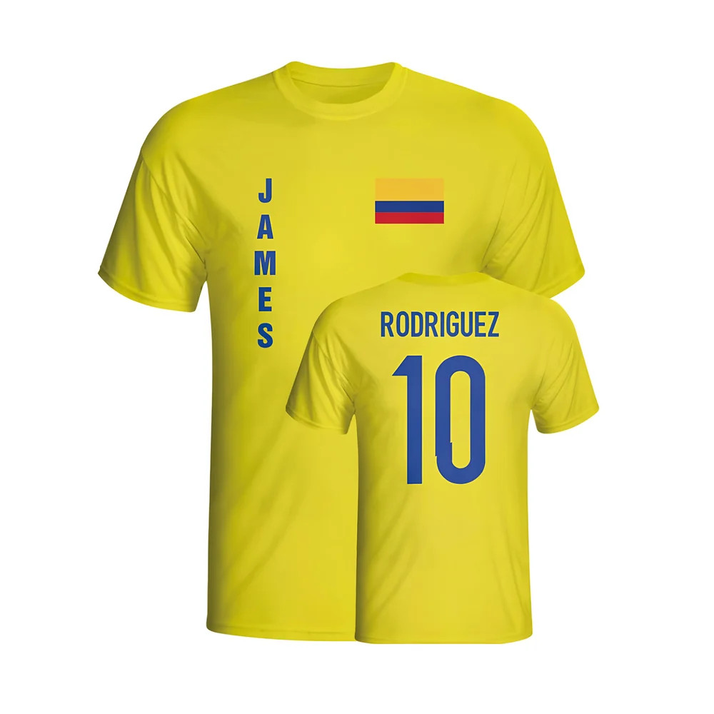 Click to view product details and reviews for James Rodriguez Colombia Flag T Shirt Yellow Kids. Click to view product details and reviews for James Rodriguez Colombia Flag T Shirt Yellow Kids.